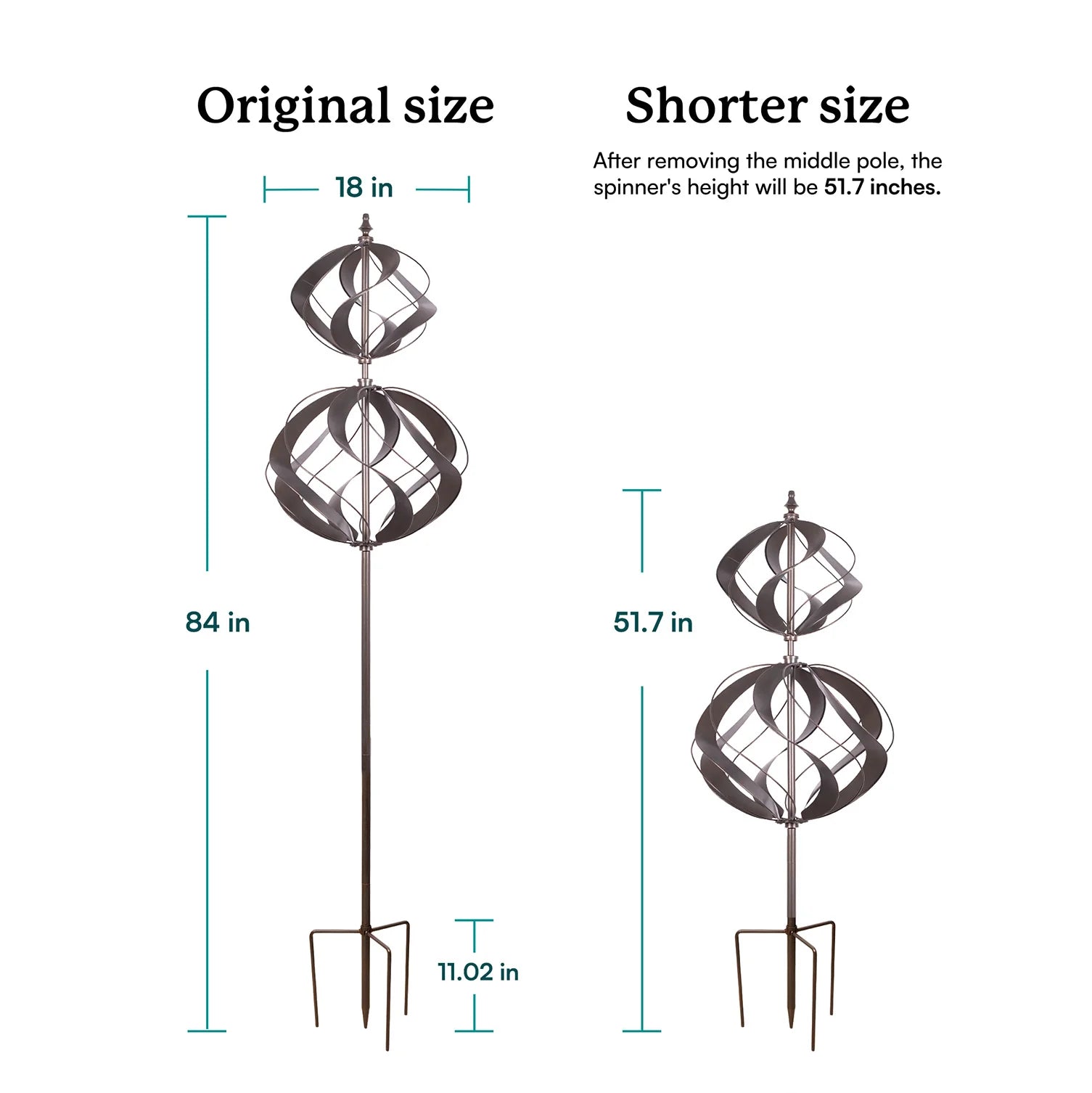 Dual Global Wind Spinner
