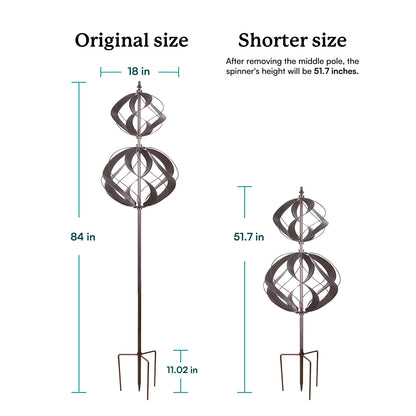 Dual Global Wind Spinner