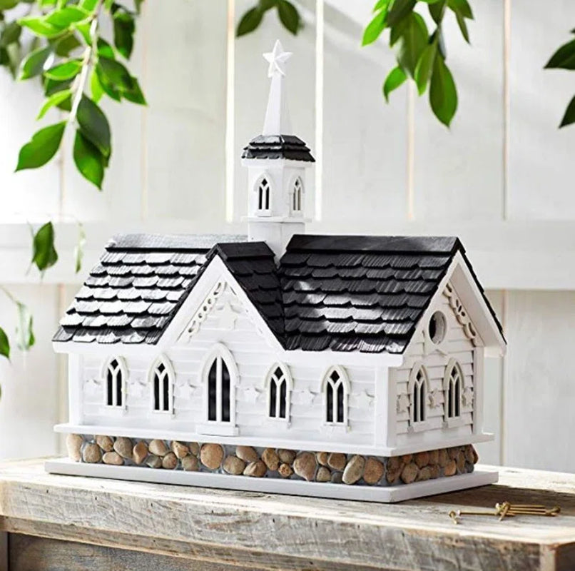 Historic Reproductions Star Barn 19'' H X 18'' W X 8'' D Birdhouse