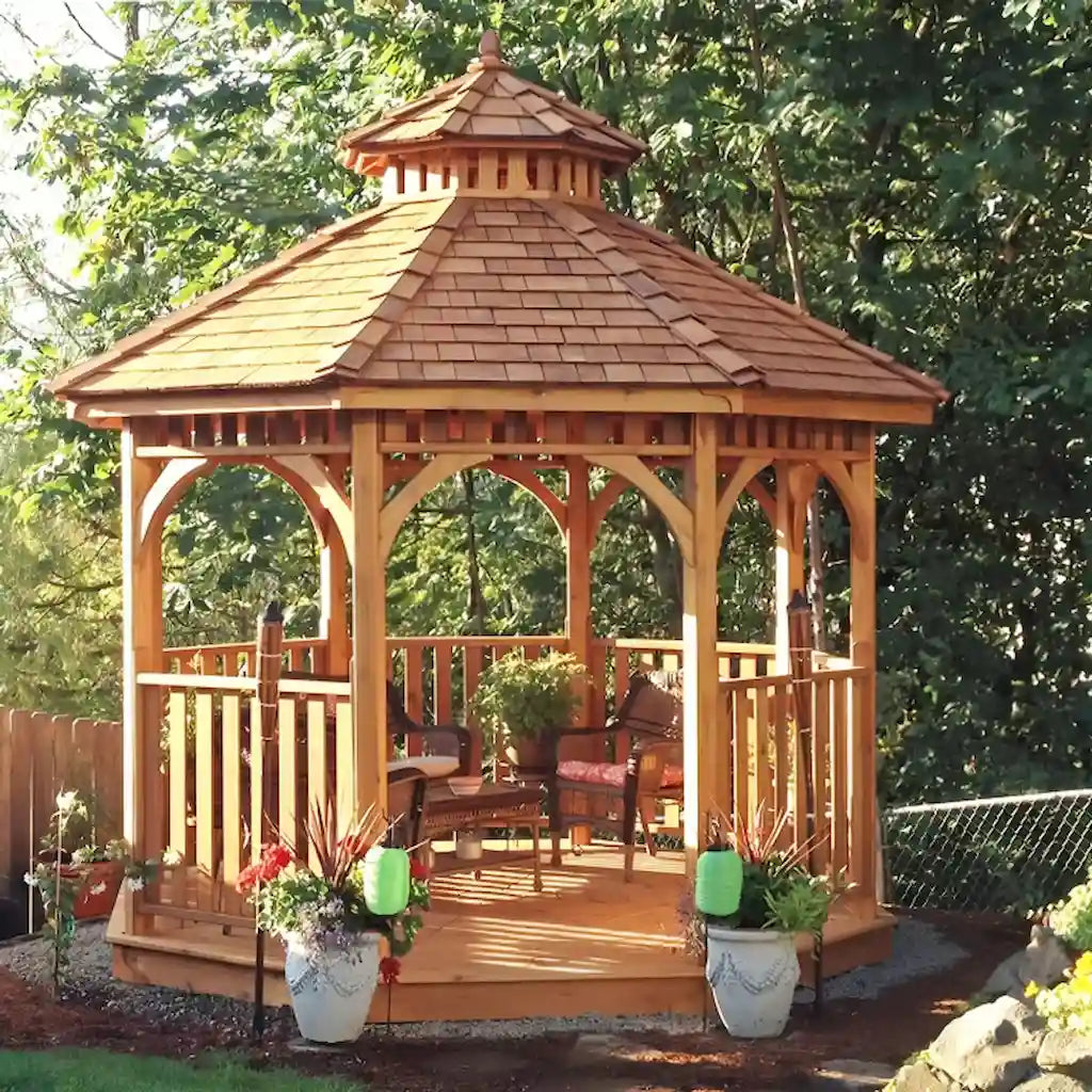 10′ Bayside Panelized Octagon Gazebo