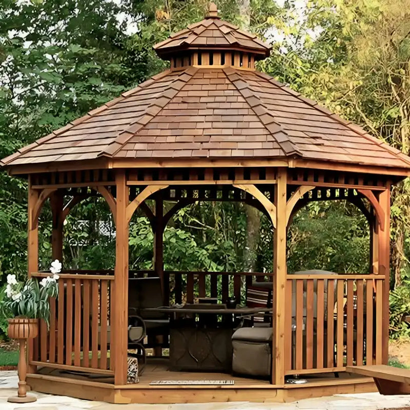 12′ Bayside Panelized Octagon Gazebo