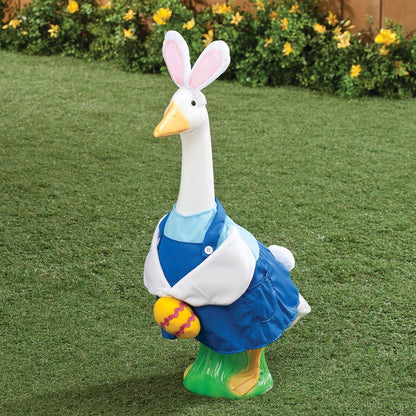 Gaggleville Easter Bunny Boy Outfit, Fits 23" H Large Porch Goose