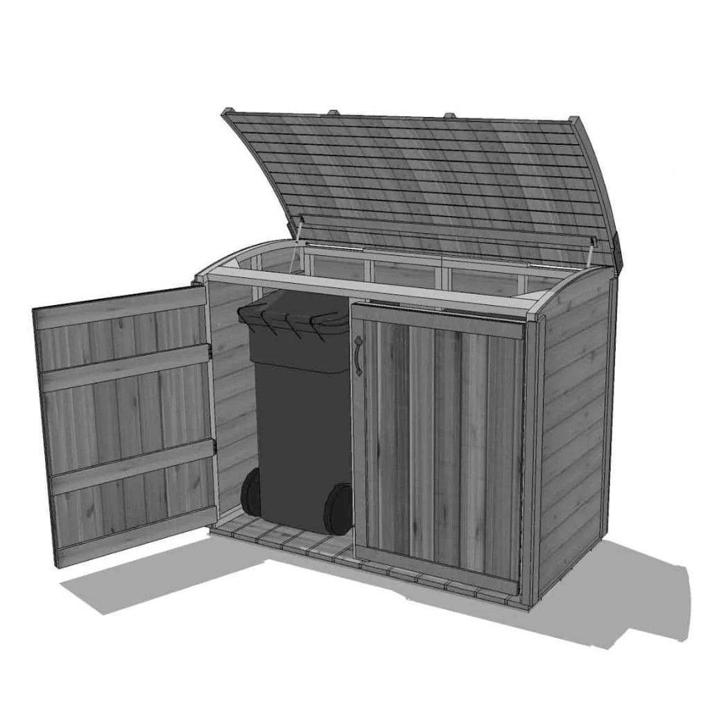 6X3 Oscar Waste Management Shed
