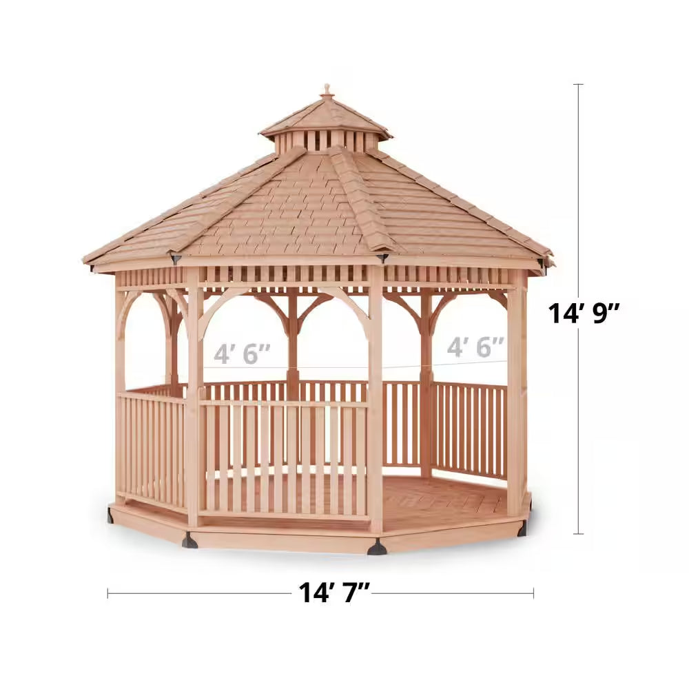 12 Ft. Octagon Bayside Panelized Gazebo