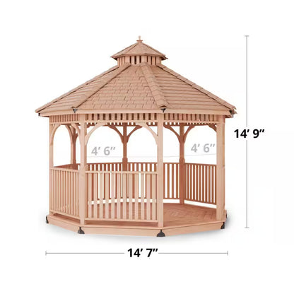 12 Ft. Octagon Bayside Panelized Gazebo