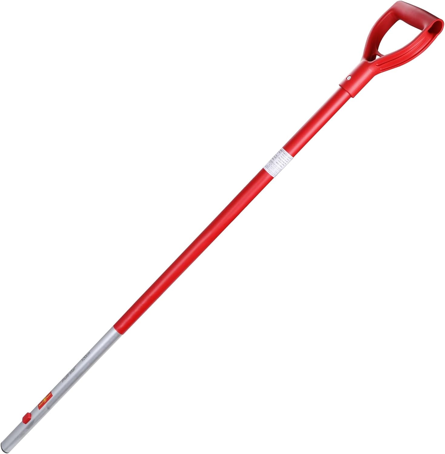 ZMAD Multi-Change Aluminium D-Grip Handle, Red, 85 Cm