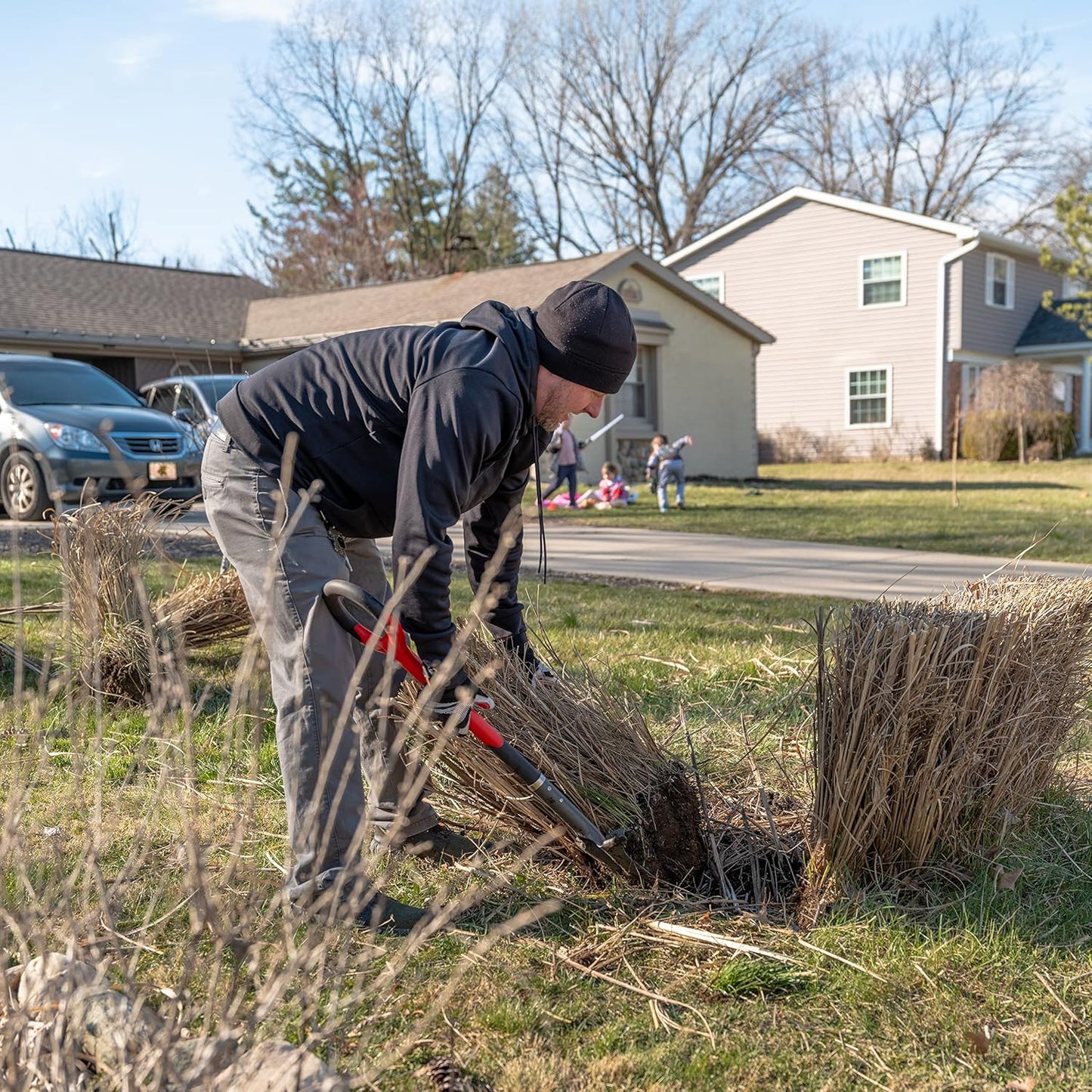 22811 Root Slayer Drain Spade, Red