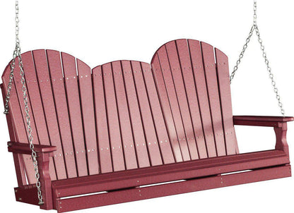 Adirondack 5' Porch Swing with Flip down Center Console