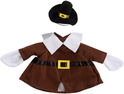 Gaggleville Pilgrim Goose Outfit Boy, Fits 23" H Large Porch Goose