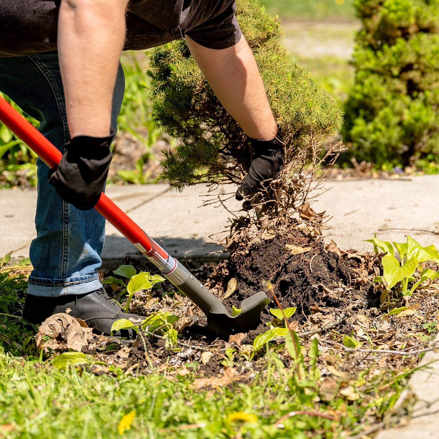 22911 Root Slayer Drain Spade XL, Root Slayer Drain Spade XL, Red