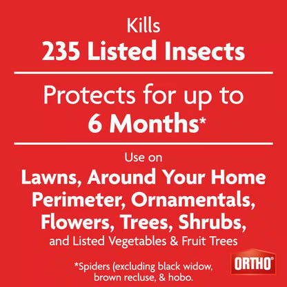 Bug B-Gon Lawn and Landscape Insect Killer Ready-To-Spray 32 Oz. Outdoor Ant, Flea, Tick, Mosquito and Spider Killer