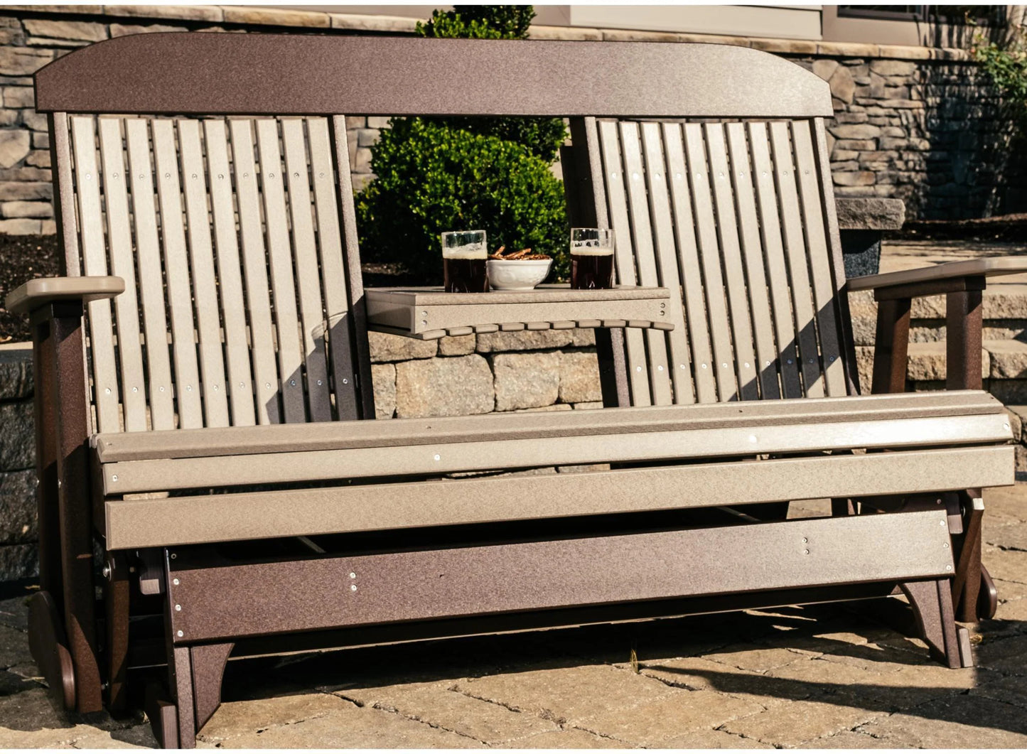 Classic Highback 5' Glider with Flip down Center Console