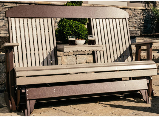 Classic Highback 5' Glider with Flip down Center Console