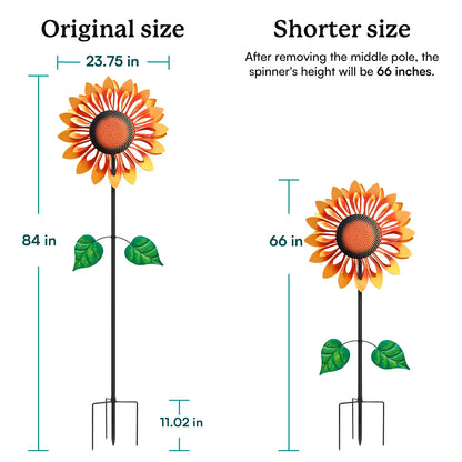 Sunny Sunflower Wind Spinner