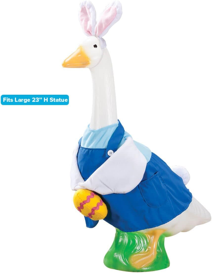 Gaggleville Easter Bunny Boy Outfit, Fits 23" H Large Porch Goose