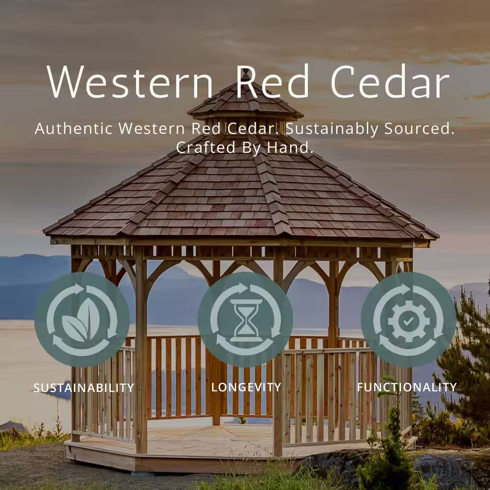 12 Ft. Octagon Bayside Panelized Gazebo