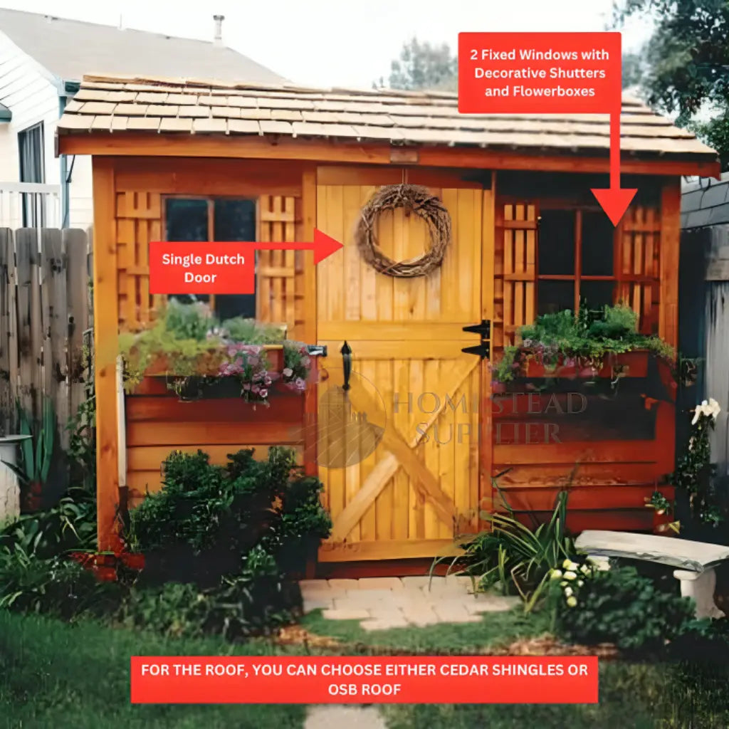 Cabana Backyard & Pool Shed