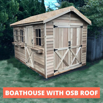 Boathouse Canoe & Kayak Storage Shed Kit