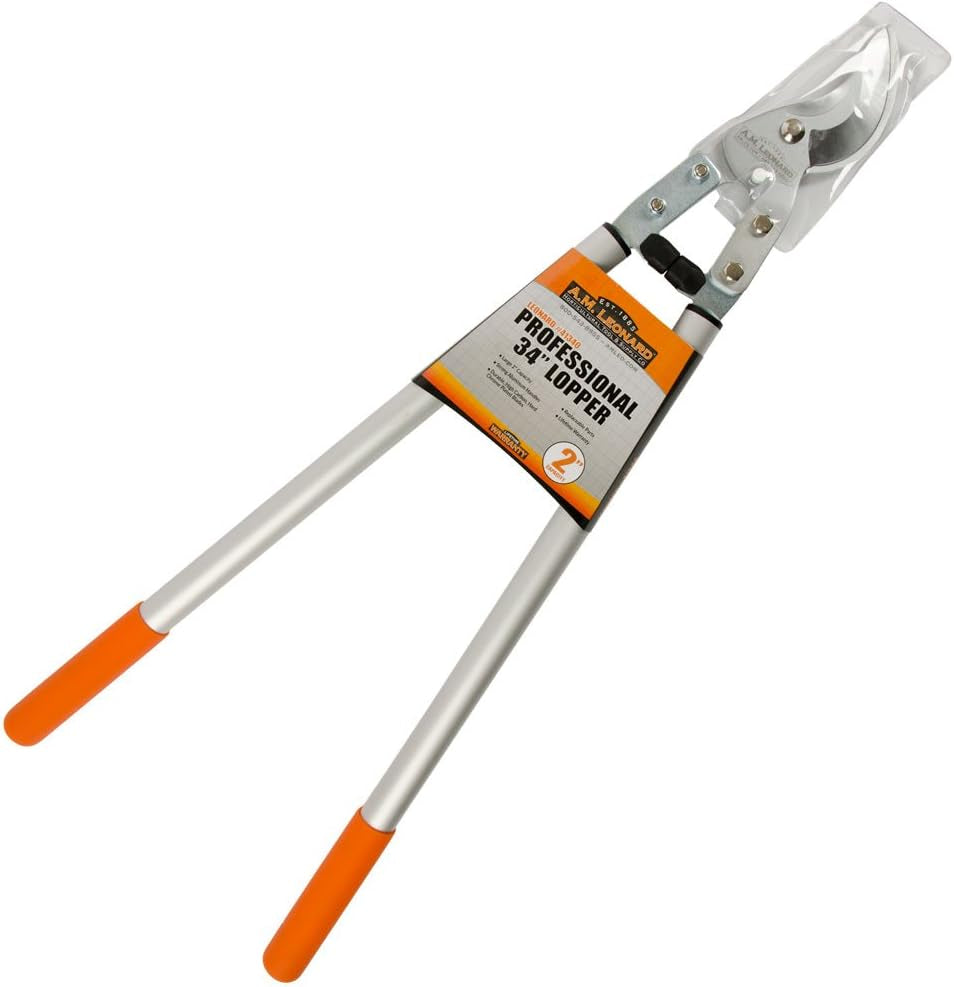 Professional Lifetime Loppers, 2 Inch Cutting Capacity (34 Inches Long)