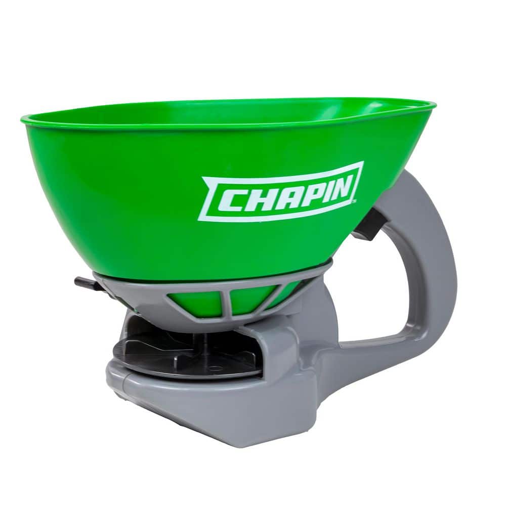 8706G Spreader, Hand Crank, Poly Scoop, 3 Settings, Spreads Fertilizer and Seeds, 0.3 Gal