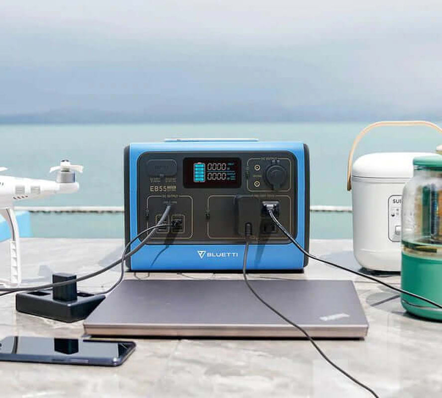 EB55 + 1*PV120 Home Solar Generator