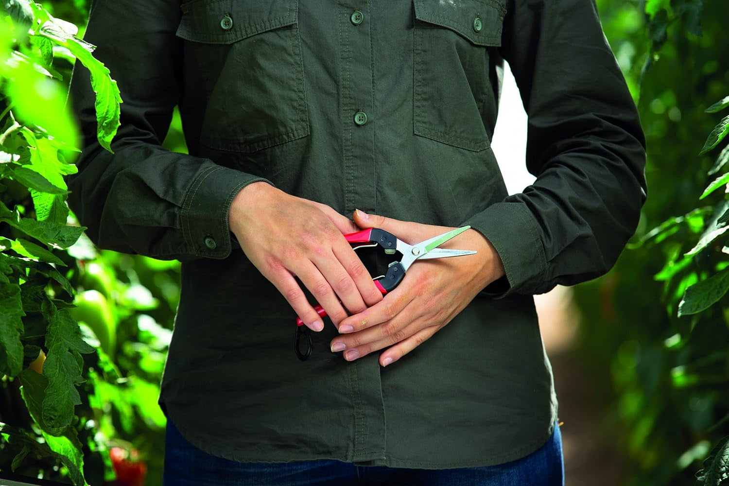 F322 Pruning Snips – 9.84" Swiss-Made Garden Clippers with Curved Blade & Rounded Tip | Pruning Shears for Gardening | Garden Snips and Pruners with Carbon Steel Blade, Sap Groove