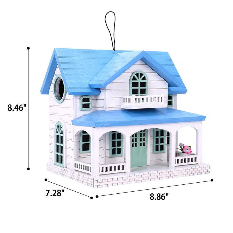 Mchugh 8.46'' H X 7.28'' W X 8.86'' D Birdhouse