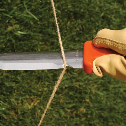 Deluxe Soil Knife, Orange – Hori Hori W/ 6-Inch Stainless Steel Blade