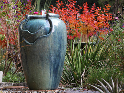 Tea Garden Fountain (Deep Blue Sea) by