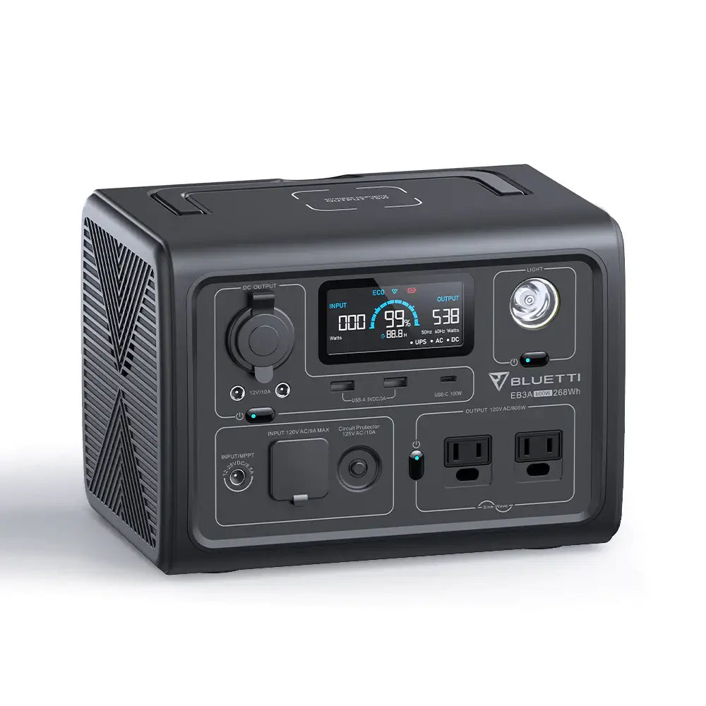 EB3A Portable Power Station 600W 268Wh