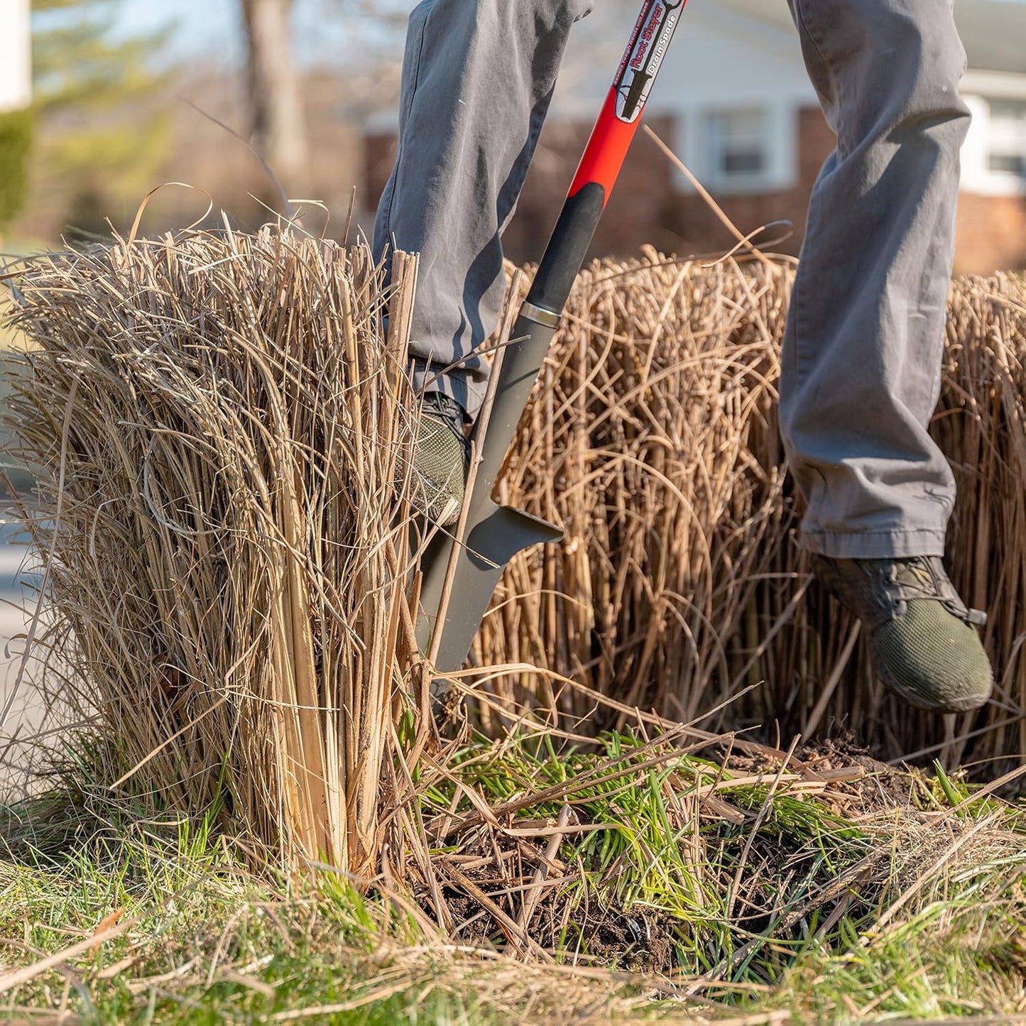22811 Root Slayer Drain Spade, Red