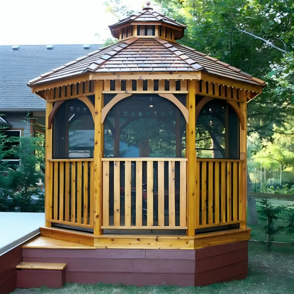 10′ Bayside Gazebo with Screen Kit