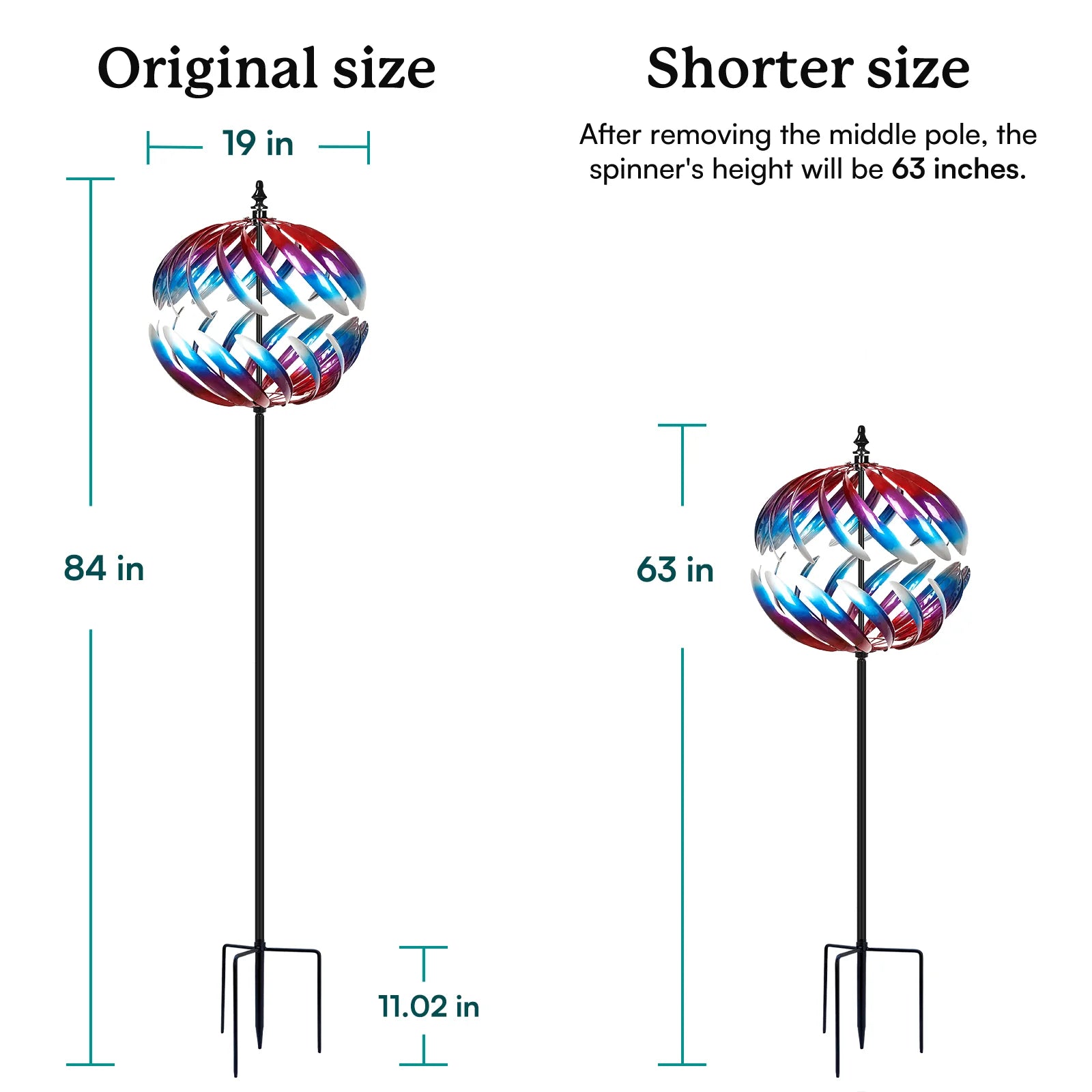 Sunset Globe Wind Spinner