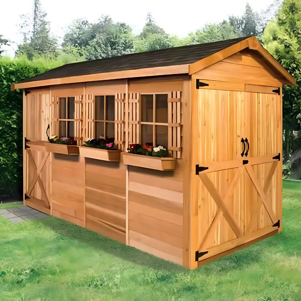 Boathouse Canoe & Kayak Storage Shed Kit