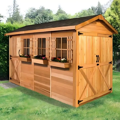 Boathouse Canoe & Kayak Storage Shed Kit