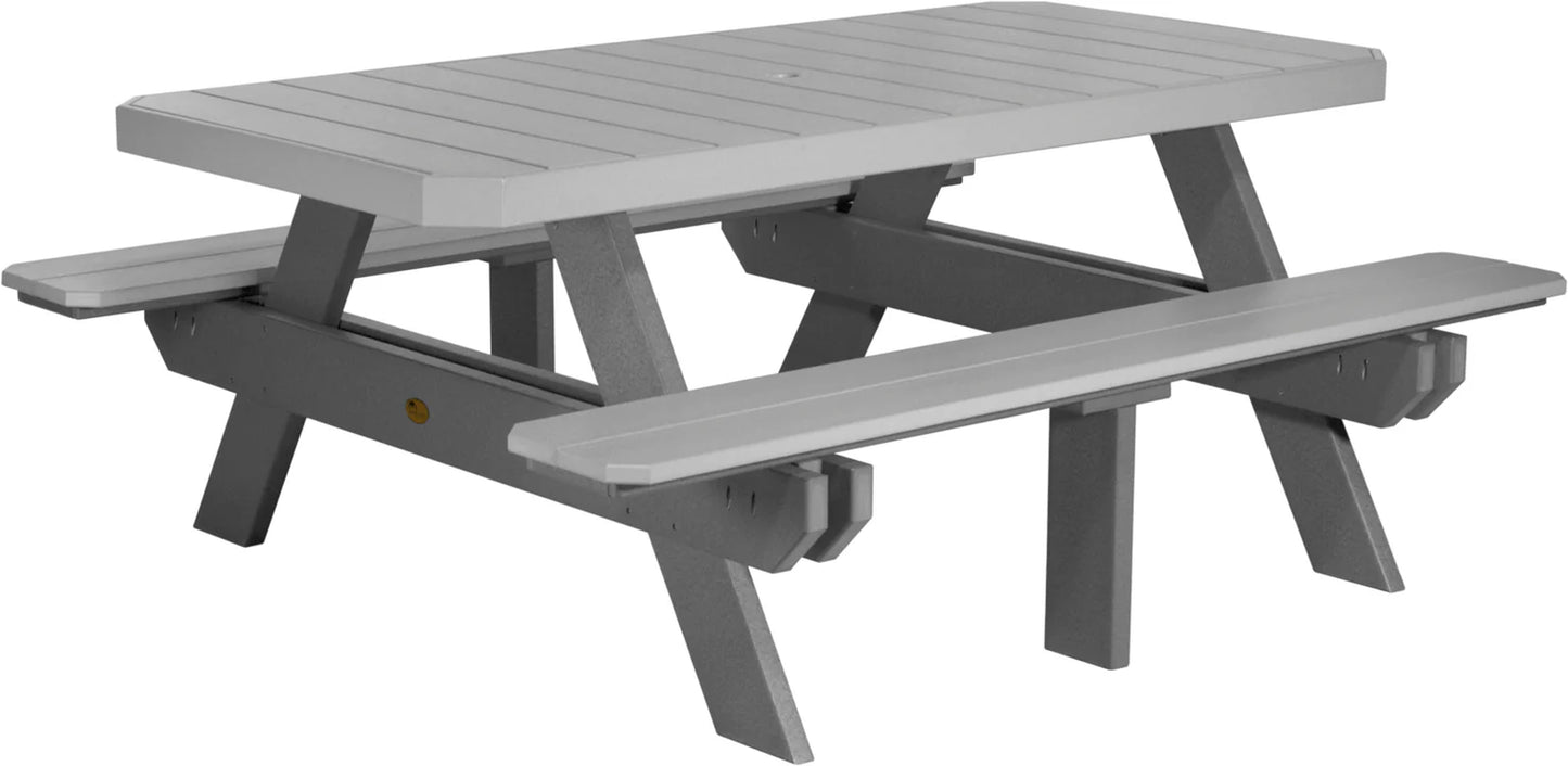 6' Dining Height Rectangular Picnic Table