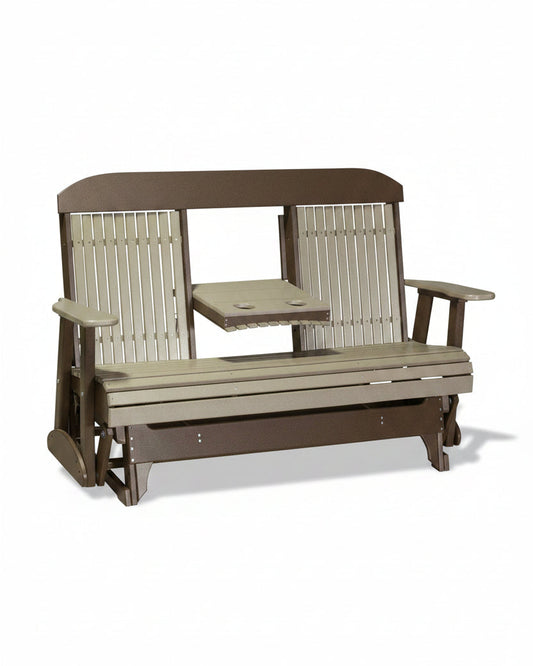 Classic Highback 5' Glider with Flip down Center Console