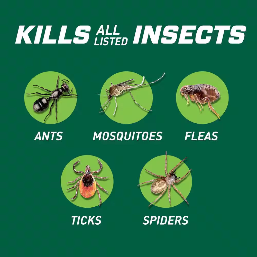 Bug B-Gon Lawn and Landscape Insect Killer Ready-To-Spray 32 Oz. Outdoor Ant, Flea, Tick, Mosquito and Spider Killer