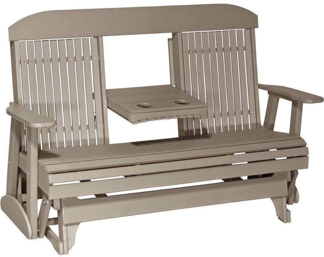 Classic Highback 5' Glider with Flip down Center Console