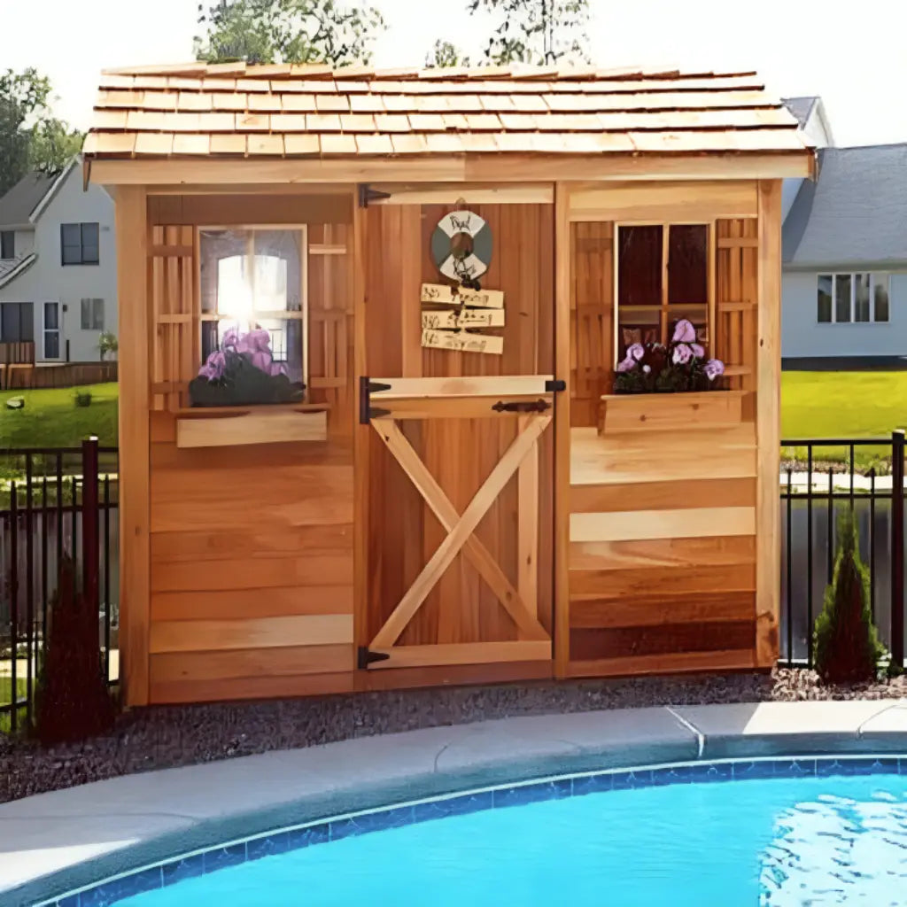 Cabana Backyard & Pool Shed