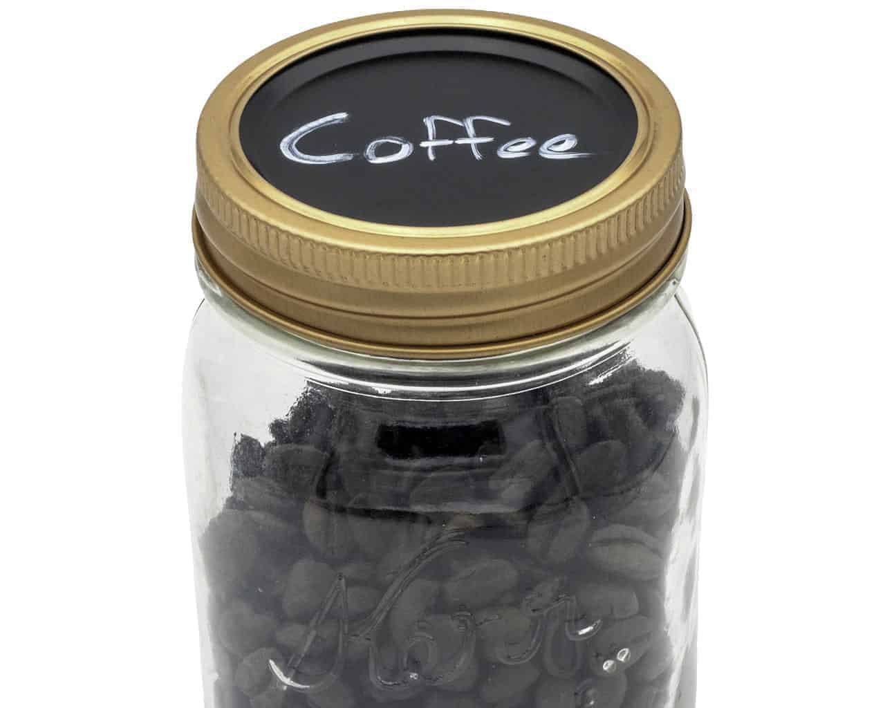 Chalkboard Lid Inserts for Mason Jars 6 Pack