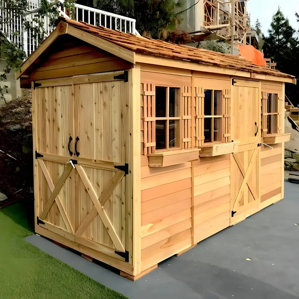 Boathouse Canoe & Kayak Storage Shed Kit