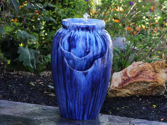 Tea Garden Fountain (Blossom Blue) by