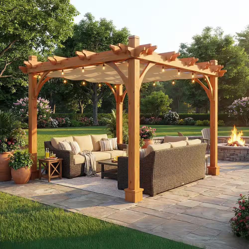 Breeze Cedar 8 Ft. X 10 Ft. Pergola