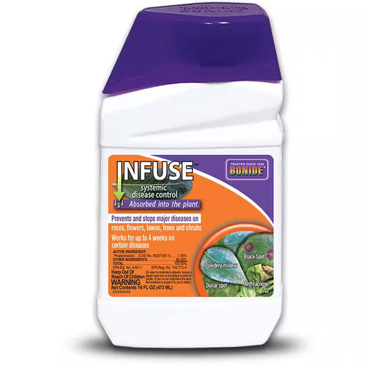 Infuse Systemic Disease Control, 16 Oz Concentrated Solution for Plant Disease Control, Long Lasting and Waterproof