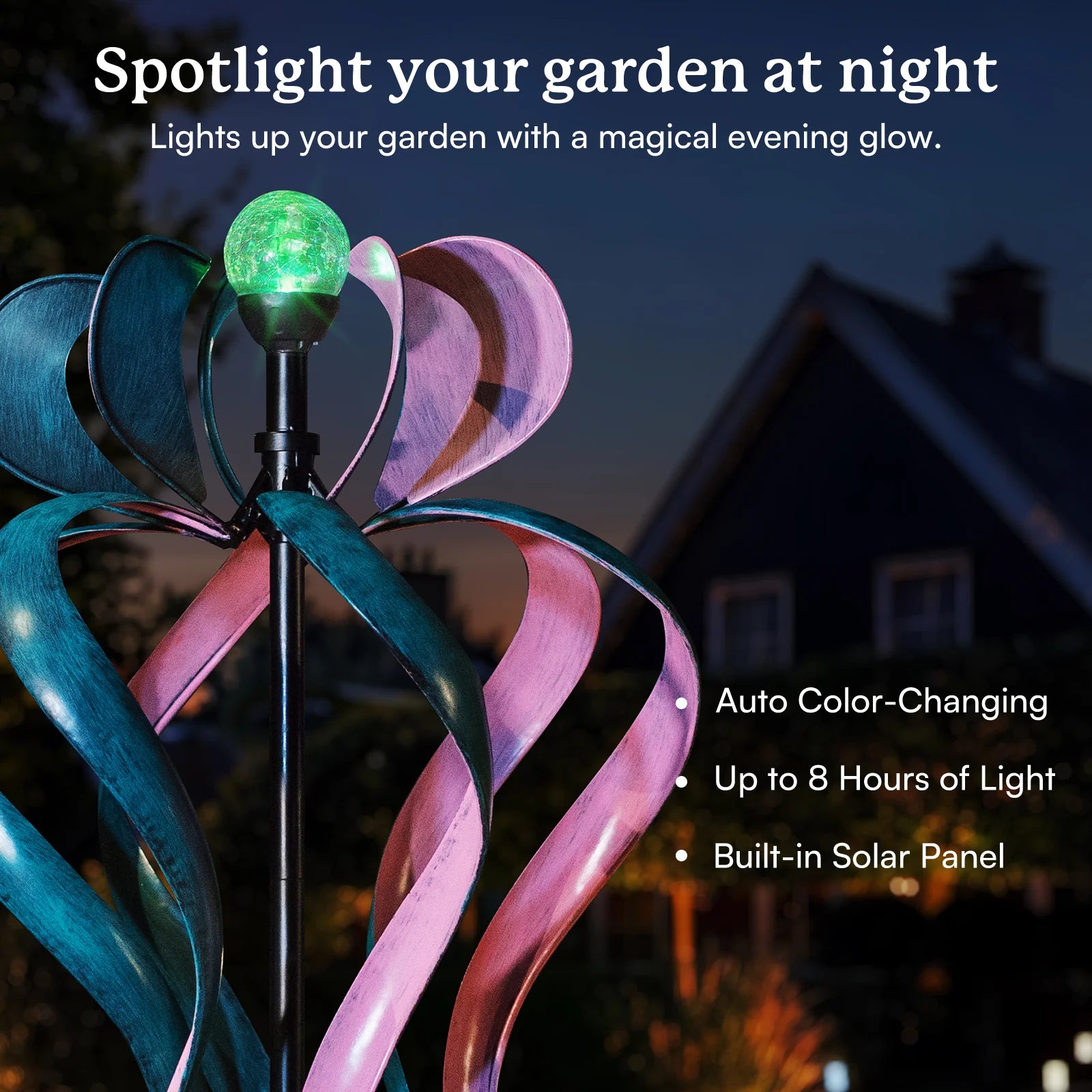 Dancing Ribbon Solar Wind Spinner
