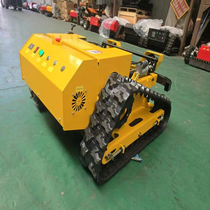 Heavy Duty RC Lawn Mower with 5KM/H Speed, 224Cc Engine, Smart Remote Start & Emergency Stop Function