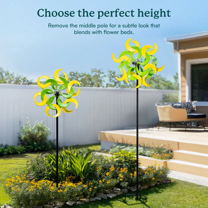 Verdant Moon Solar Wind Spinner