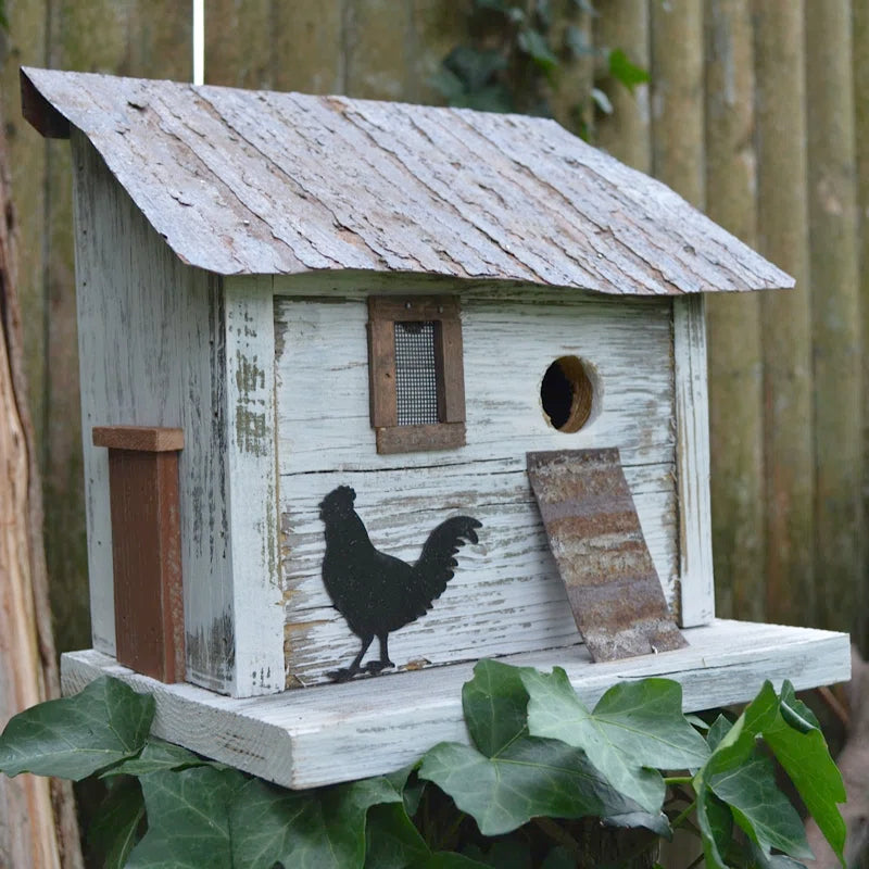 Bird in Hand Series Cumberland Chicken Coop 10 in X 10 in X 8 in Birdhouse