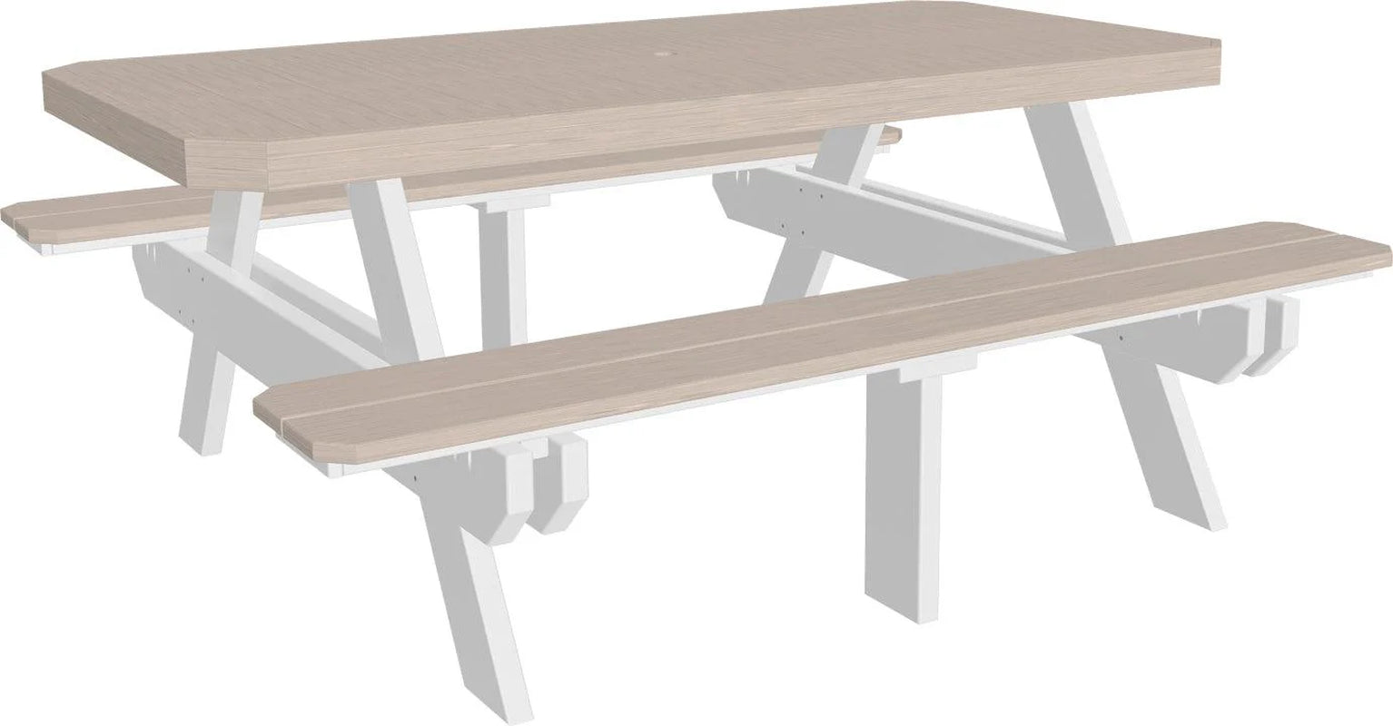 6' Dining Height Rectangular Picnic Table